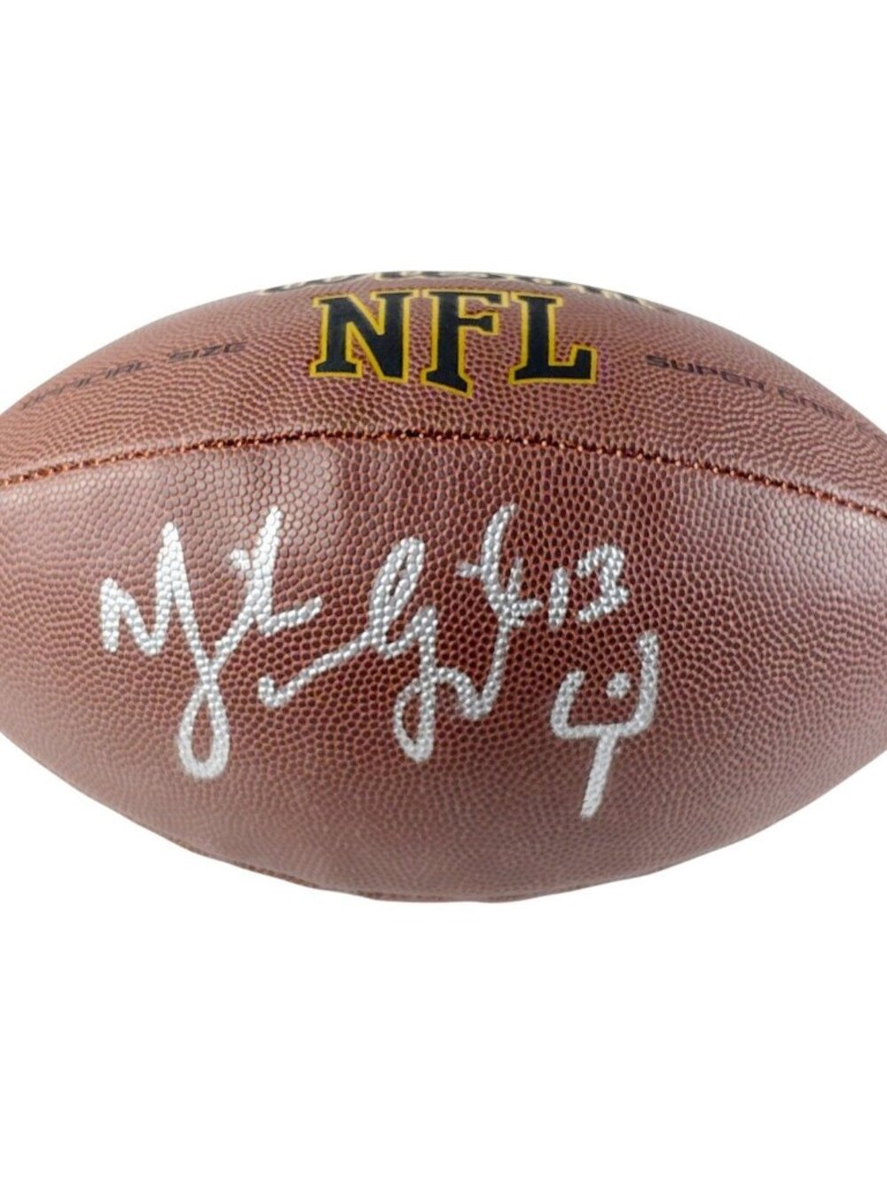 Mike Vanderjagt Signed Wilson Football Indianapolis Colts All-Pro Proof COA